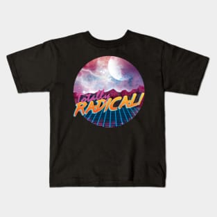 Totally Awesome 80's Retro Metal Space Rock Band Kids T-Shirt